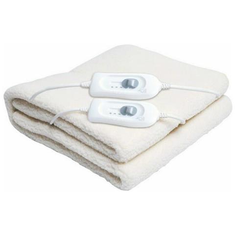 Termocoperta Matrimoniale Haeger Ub-140.004a Bianco 2x60w - Foto 1