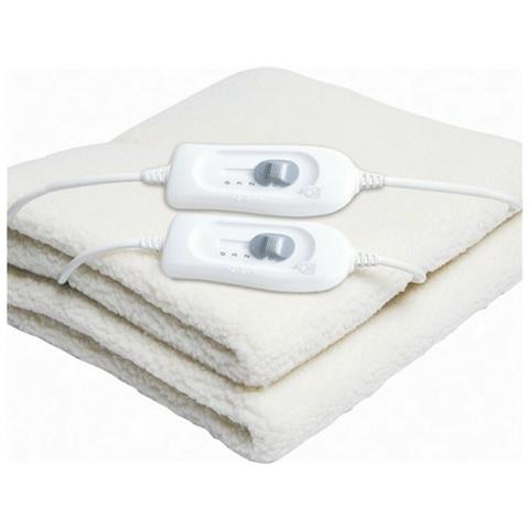 Termocoperta Matrimoniale Haeger Ub-140.004a Bianco 2x60w - Foto 2