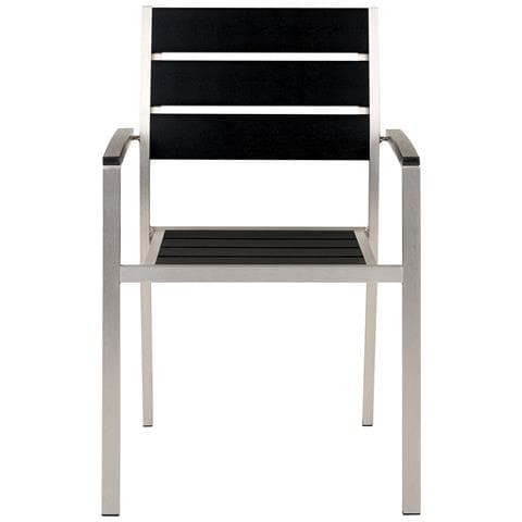 Set Da Giardino Alluminio Anodizzato Nero E Argento Vernio - Foto 8