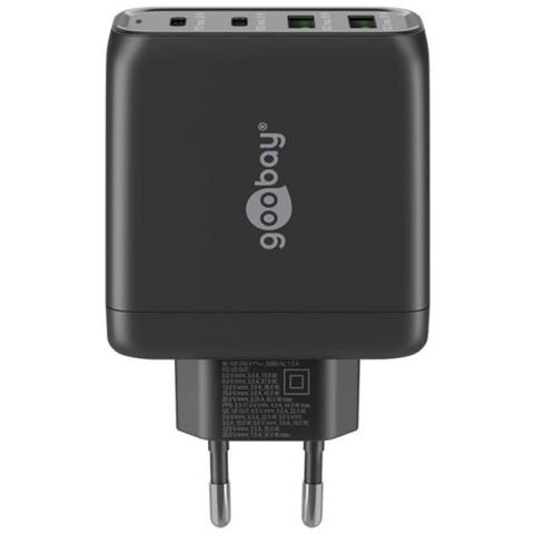 Goobay 64817 Caricabatterie Per Dispositivi Mobili Cuffie, Smartphone, Tablet Nero Ac Ricarica Rapida Interno - Foto 2