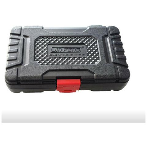 Set 46 Pezzi Chiavi Attrezzi Bussola Con Testa Snodabile Valigetta Ripara Casa - Foto 2