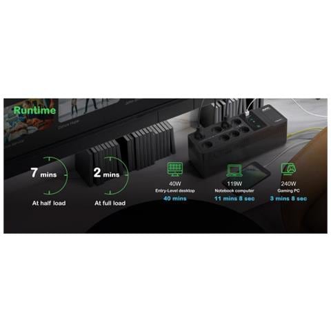 Be500g2-gr Gruppo Di Continuità (ups) Standby (offline) 0,5 Kva 300 W - Foto 2