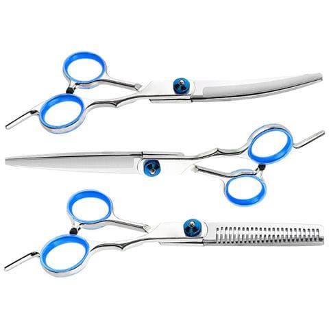 Set Di Forbici Da Parrucchiere Professionali - Lama Curva F2 Da 6 Pollici - Foto 2