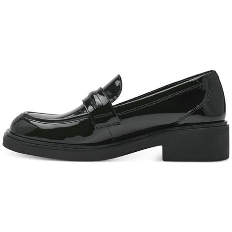 Black Elegant Closed Loafers Mocassino Pelle Scarpe Donna Nero Eu 39, 1-24302-41 018 - Foto 3