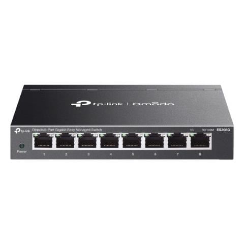 Switch   Omada Es208g 8p Lan Gigabit Desktop 10/100/1000mbps Rj45 Desktop Easy Managed Switch - Foto 1