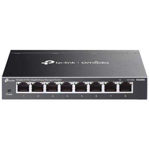 Switch   Omada Es208g 8p Lan Gigabit Desktop 10/100/1000mbps Rj45 Desktop Easy Managed Switch - Foto 2