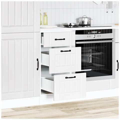 Base Da Cucina Lucca Bianco In Legno Multistrato - Foto 3