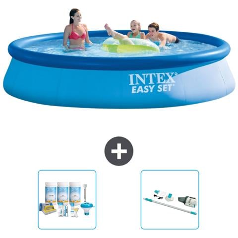 Piscina Fuori Terra - In Giro - 396x84 Cm - Blu - Include Accessori Coordinati A714 - Foto 1