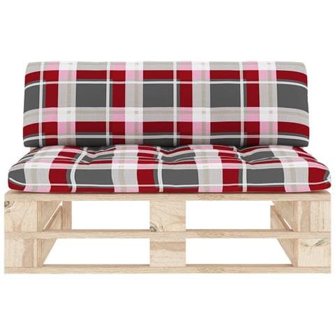 Divano Centrale Giardino Su Pallet In Legno Di Pino Impregnato - Foto 2