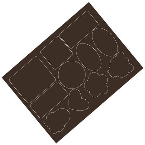 Toppe Per Riparazione Piumini, Toppe Termoadesive Per Abbigliamento, 10 Pezzi Coffee  Modello 2 - Foto 2
