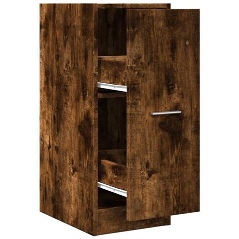 Armadietto da Farmacia Rovere Fumo 30x41x77,5 cm in Truciolato - Foto 1