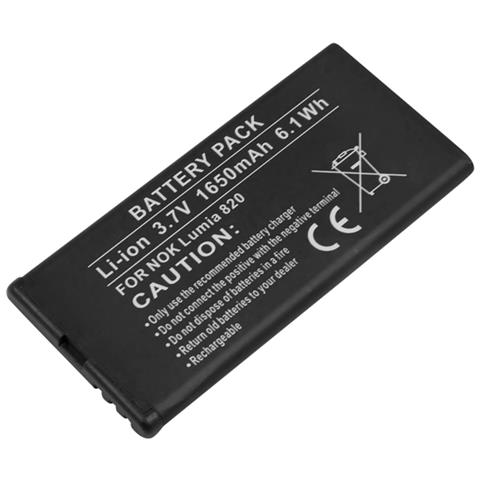 Batteria Per Smartphone Nokia Lumia 820 Li-ion 3.7v 1650mah 6,1 Wh - Foto 1
