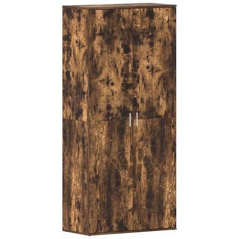 Mobile per scarpe Marrone 80 x 39 x 180 cm Legno multistrato - Foto 1