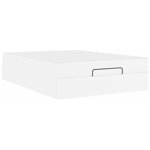 Struttura letto con materasso Bianco Puro 160 x 200 cm - Foto 1