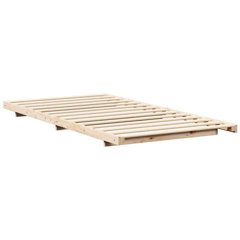 Struttura letto a terra Marrone 80 x 220 cm - Foto 1