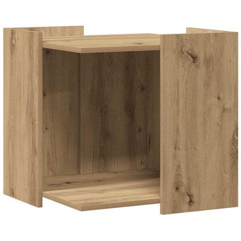 Recinto Lettiera Rovere Artigianale 53x53x51 cm in Truciolato - Foto 1