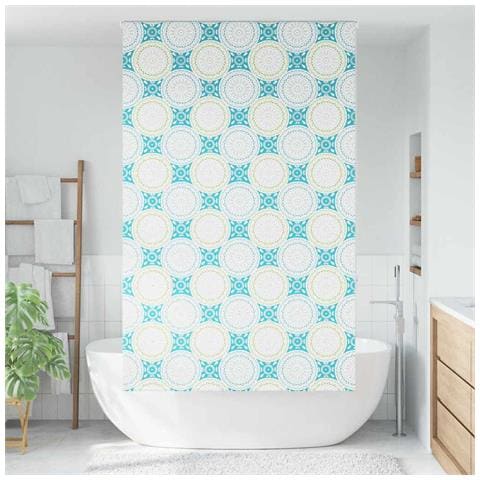 Tenda a Rullo Doccia 140x240 cm Larghezza Tessuto 136 cm - Foto 2