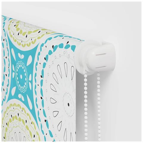 Tenda a Rullo Doccia 140x240 cm Larghezza Tessuto 136 cm - Foto 9