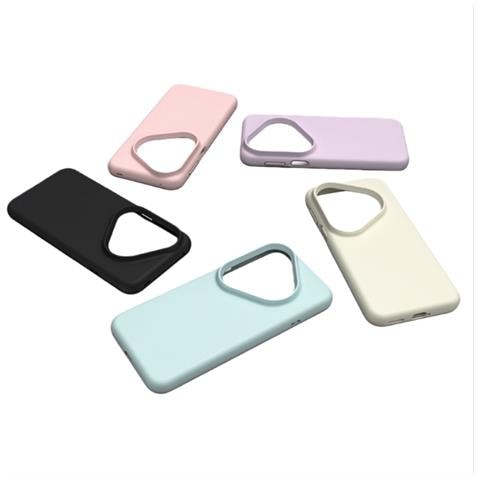 Custodia In Silicone Liquido Ciano Chiaro Compatibile Con Huawei Pura 80 Pro/pro+ - Foto 2