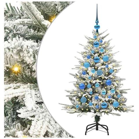 Albero di Natale artificiale preilluminato con set di palline - Foto 1