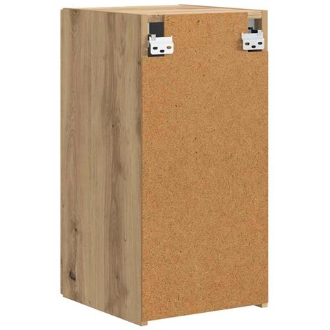 Mobile TV da parete 2 pcs Rovere Artigianale 30 x 31 x 60 cm - Foto 9