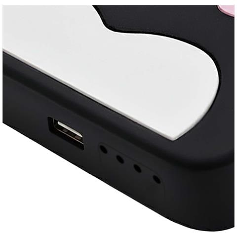 Powerbank Compatibile Con Magsafe Wireless 5000mah Magnetico Design Gatto, Nero - Foto 2