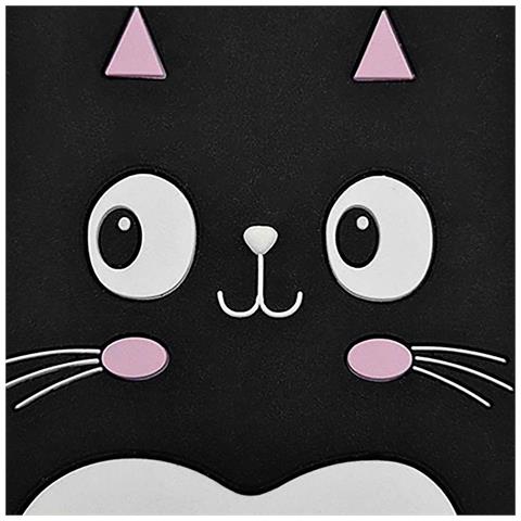 Powerbank Compatibile Con Magsafe Wireless 5000mah Magnetico Design Gatto, Nero - Foto 4