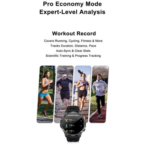 Smartwatch Avanzato: Lunga Durata Della Batteria, Impermeabile Ip68 E Monitoraggio Completo Della Salute Compatibile Con Fitcloudpro Silver - Foto 2
