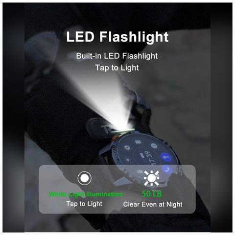 Smartwatch Avanzato: Lunga Durata Della Batteria, Impermeabile Ip68 E Monitoraggio Completo Della Salute Compatibile Con Fitcloudpro Silver - Foto 6