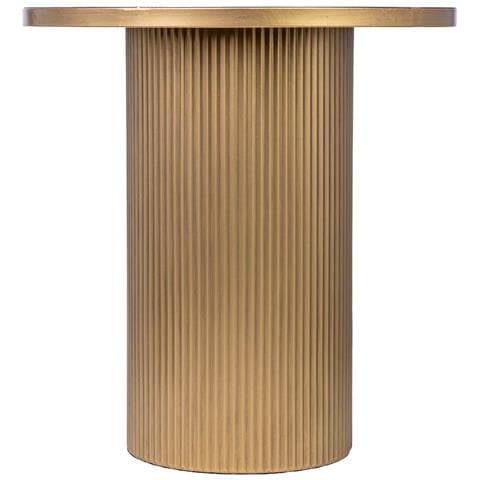 Tavolino In Metallo 48x48x51h Cm Oro - Foto 2