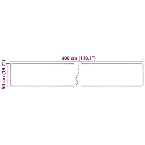 Tappeto Stampa Crema 300 x 50 cm Poliestere e PVC - Foto 7
