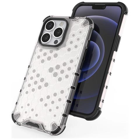 Honeycomb Corpo Con Copertura Colorata E Bumper In Tpu, Per Iphone 13 Pro, Colore Blu. - Foto 7