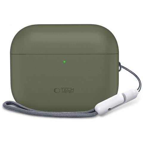 Custodia In Silicone Verde Per Airpods Pro 3 - Foto 1