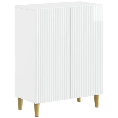 Mobiletto da Bagno ARNHEM Bianco Lucido 59,5 x 31 x 80 cm - Foto 1