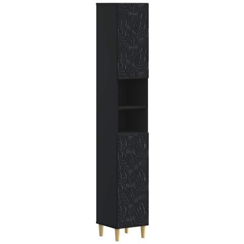 Set di Armadi da Bagno da 2 Pezzi DELFT Nero - Foto 2