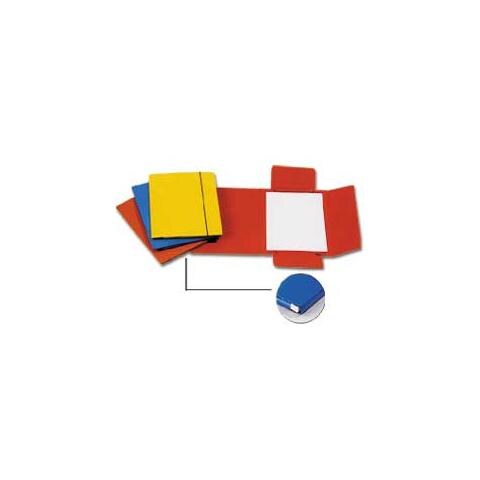 confezione da 10 pezzi - cartellina con elastico 32pl 25x34cm rosso - Foto 1