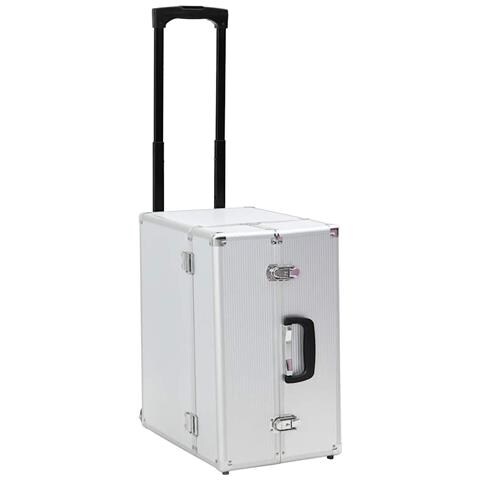 Valigia Trolley Pilota 47x39x27 Cm In Alluminio Argento - Foto 1