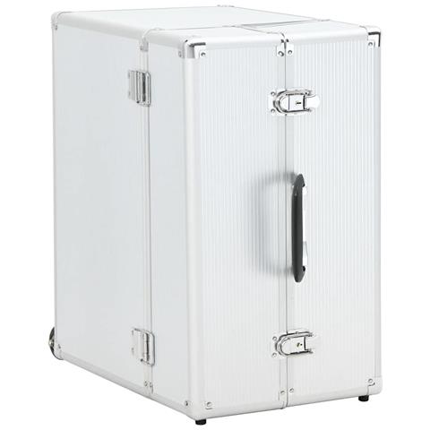 Valigia Trolley Pilota 47x39x27 Cm In Alluminio Argento - Foto 8