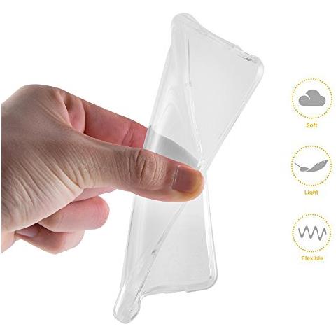 Custodia Compatibile Con Asus Zenfone 4 Selfie Pro In Completamente Trasparente - Coperchio Protettivo In Silicone Tpu Flessibile - Foto 2