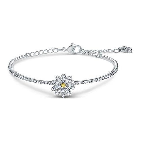 Bracciale Swarovski Rigida Fiore Eterna, Giallo, Mix Di Placcature - Foto 1
