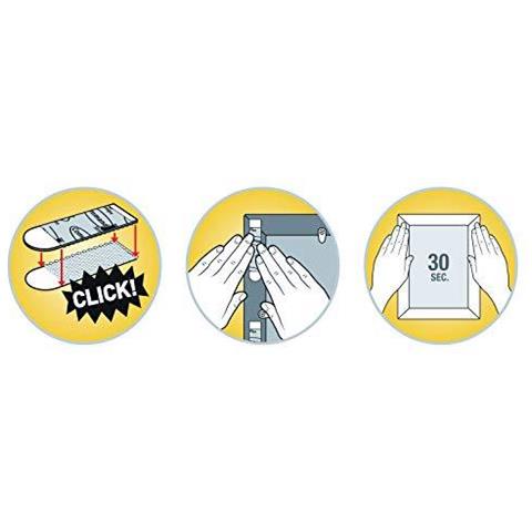 Comando 17209 Immagine Strisce Di Montaggio - Multi Pack - 4 X 2 Strisce Adesive Medium E 8 X 2 Strisce Di Grandi Dimensioni - Foto 4