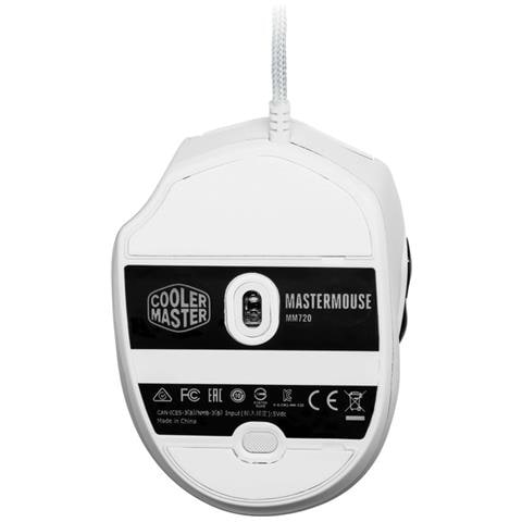 Cooler Master Mm720 Rgb-led Claw Grip Mouse Gaming Con Cavo Sensore Ottico 16000 Dpi Bianco Opaco - Foto 9