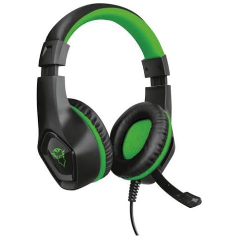GXT 404G Cuffia Padiglione auricolare Nero, Verde - Foto 1