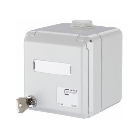 1309460003ki Keystone 2port Ip44sg Ap-gehuse Leer Grau Abschliessbar (1309460003ki) - Foto 1