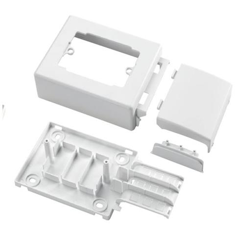 Scatola Parete 83.5 Per Canale Ec20001 70x20 Plastica Bianco 3 Moduli - Ec20011 - Foto 1