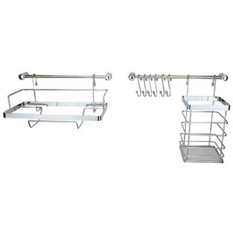 Ringhiera Per Cucina A 10 Elementi Mx-4540 Argento - Foto 1