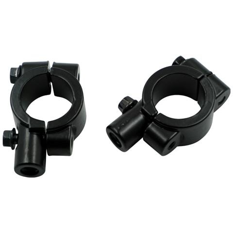 Manubrio Per Moto Con Attacco Filettato A Specchio Da 2 Pezzi Da 25 Mm Per Moto Da Bicicletta Black 0.8 Cm M8 - Foto 1