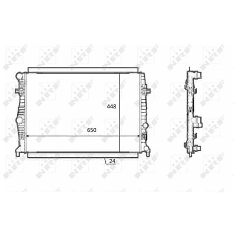 Radiatore Vw Golf 1.2 Tsi 08-2012> 58398 - Foto 1