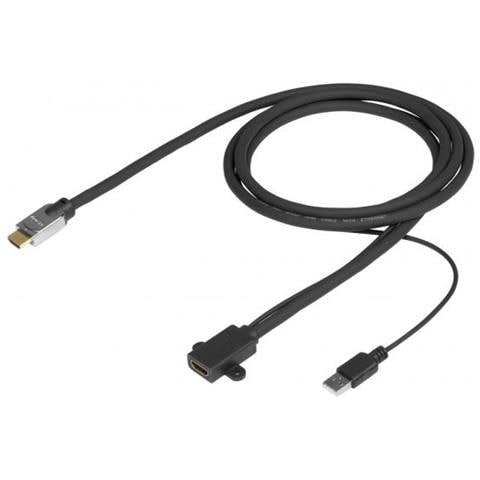 Prohdmihdmfm2-lszh Cavo Hdmi 2 M Hdmi Tipo A (standard) Nero - Foto 1