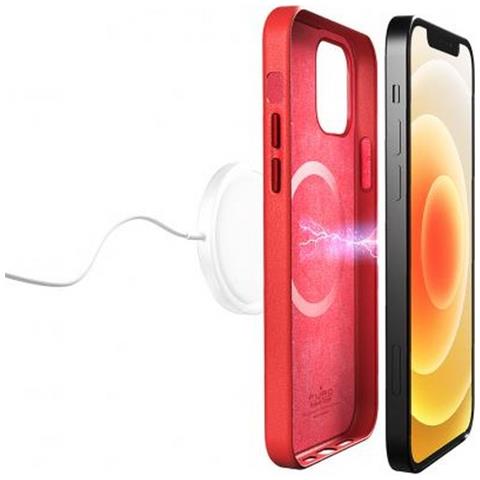 Cover Skymag Per Iphone 12/12 Pro Compatibile Con Magsafe, Rosso - Foto 1